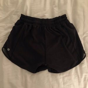 Lululemon Black Hotty Hot Shorts